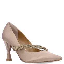 Best J Renee Women's , Nyomee Pump Beige Satin