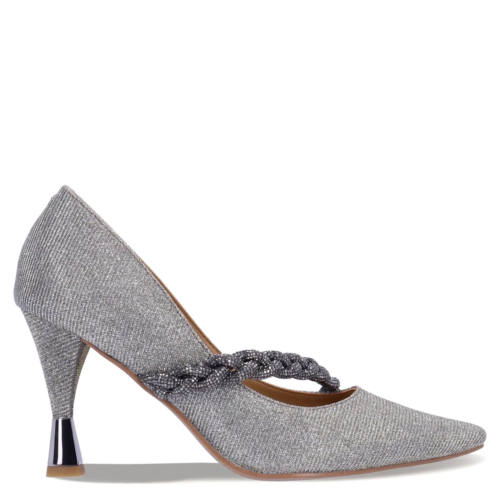 Sale J Renee Women's , Nyomee Pump Pewter Glitter