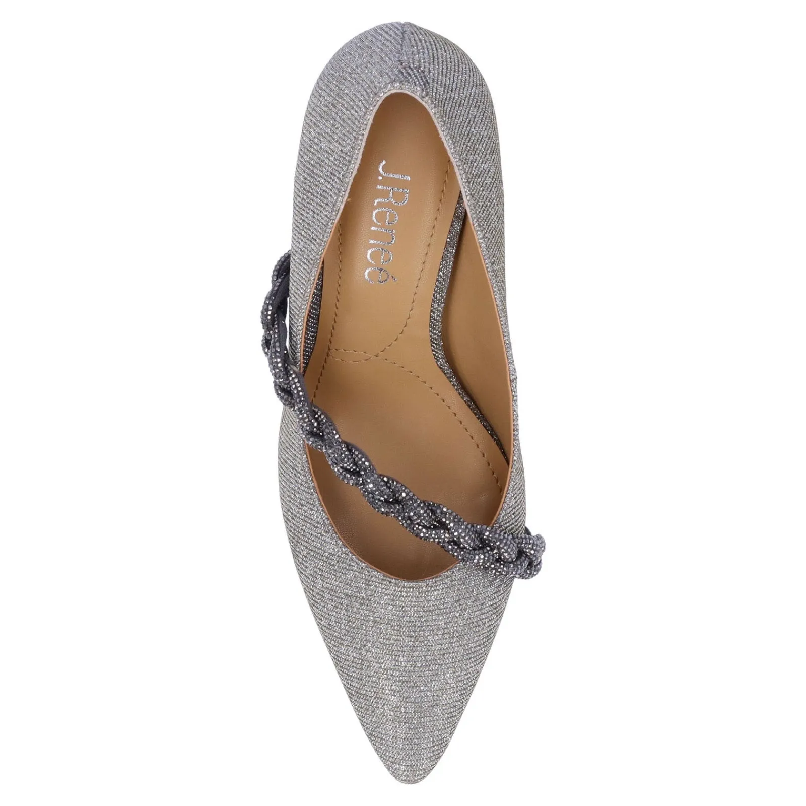 Sale J Renee Women's , Nyomee Pump Pewter Glitter