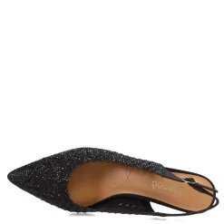 New J Renee Women's , Pranil Pump Black Satin