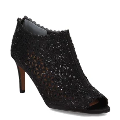 Discount J Renee Women's , Radita Shootie Black Satin