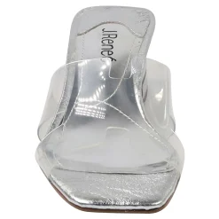 J Renee Women's , Rafaela Sandal Silver