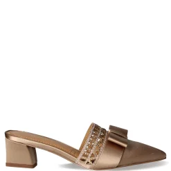 Discount J Renee Women's , Randa Mule Beige Satin