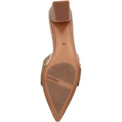 Discount J Renee Women's , Randa Mule Beige Satin