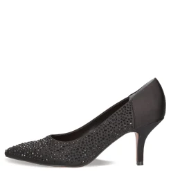 Outlet J Renee Women's , Rishna Pump Black Satin