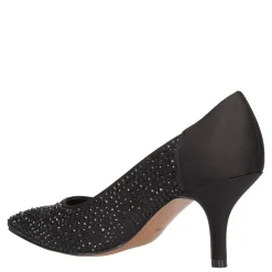 Outlet J Renee Women's , Rishna Pump Black Satin