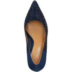 Best J Renee Women's , Sesily Pump Navy Satin