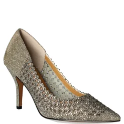 Best J Renee Women's , Sesily Pump Pewter Glitter