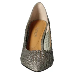 Best J Renee Women's , Sesily Pump Pewter Glitter
