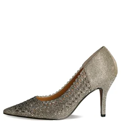 Best J Renee Women's , Sesily Pump Pewter Glitter