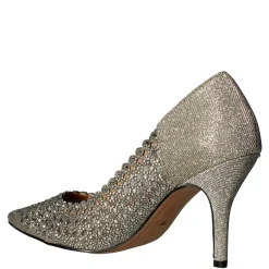Best J Renee Women's , Sesily Pump Pewter Glitter