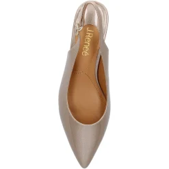 Discount J Renee Women's , Shayanne Pump Taupe Shiny