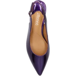 Outlet J Renee Women's , Shayanne Pump Purple Patent