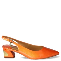 J Renee Women's , Shayanne Pump Orange Patent
