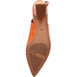 J Renee Women's , Shayanne Pump Orange Patent