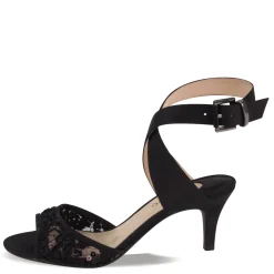 Hot J Renee Women's , Soncino Sandal Black Lace