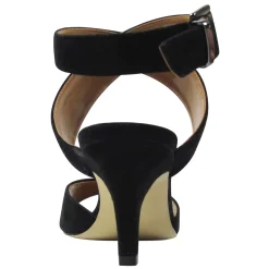 J Renee Women's , Soncino Sandal Black Suede