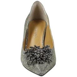 Discount J Renee Women's , Tacitha Pump Pewter Glitter