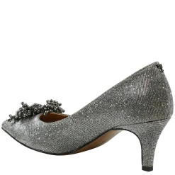 Discount J Renee Women's , Tacitha Pump Pewter Glitter
