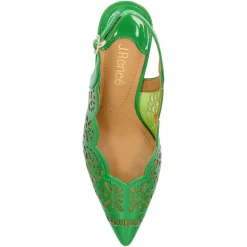 Sale J Renee Women's , Valerian Pump Green Patent