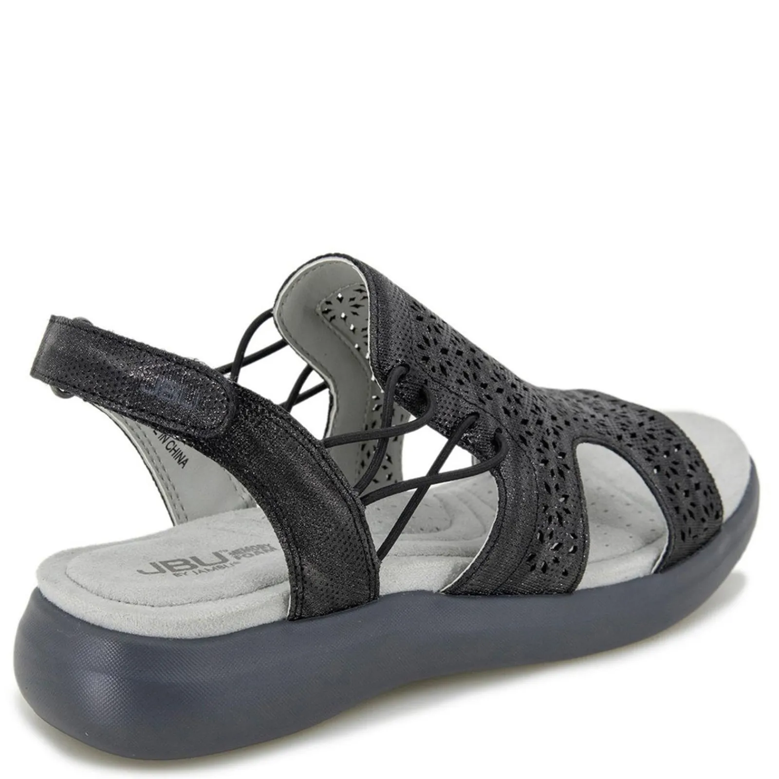JBU by Jambu Women's , Francis Sandal Black