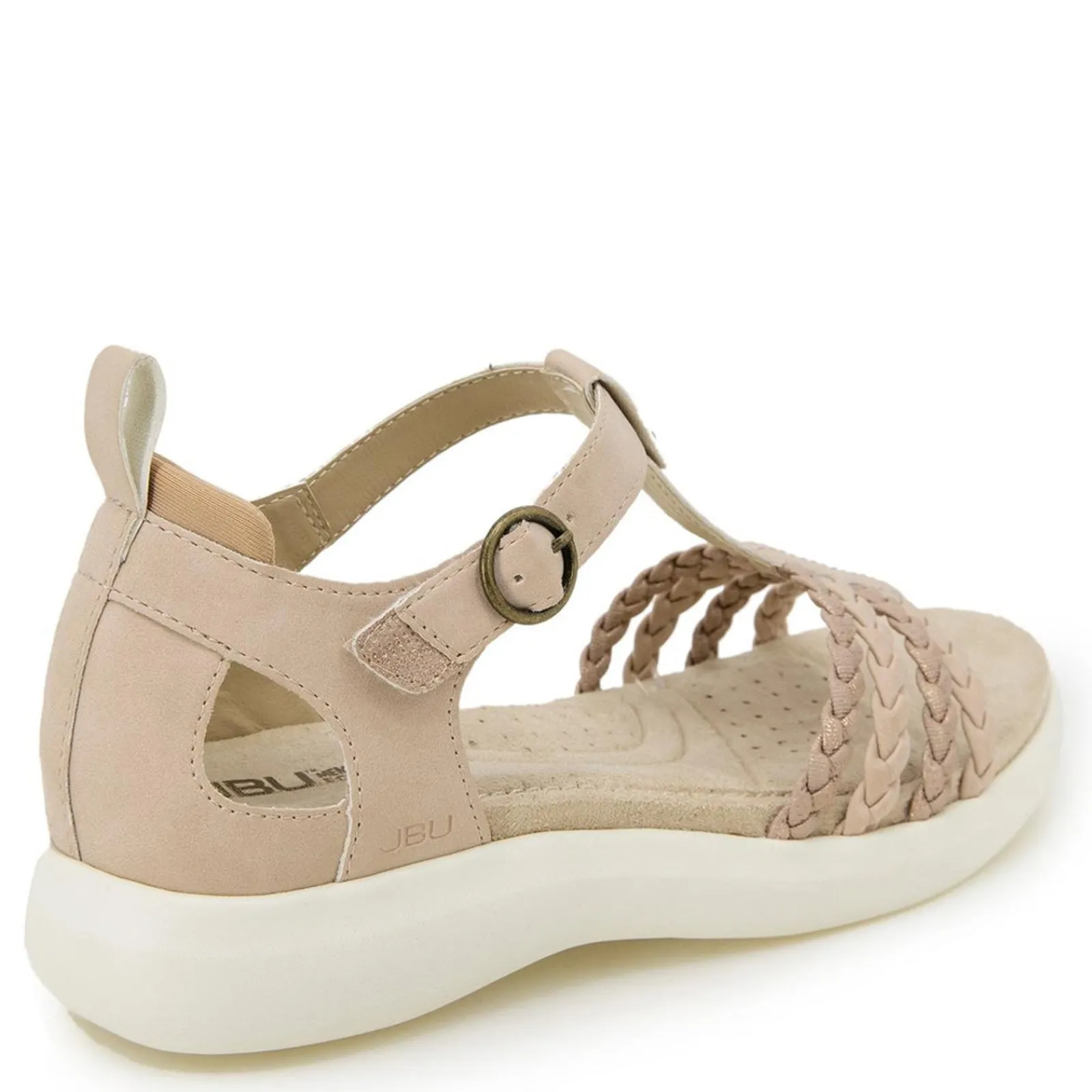 Outlet JBU by Jambu Women's , Prague Sandal Light Beige/Tan