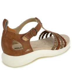New JBU by Jambu Women's , Prague Sandal Brown/Bronze