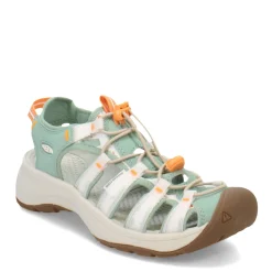 Discount KEEN Women's , Astoria West Sandal Granite Green/Tangerine