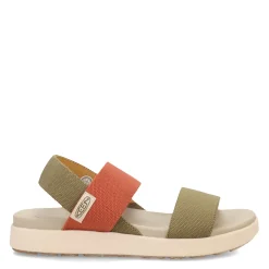Sale KEEN Women's , Elle Backstrap Sandal Martini Olive/Baked Clay