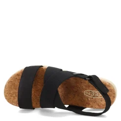 KEEN Women's , Elle Criss Cross Sandal Black