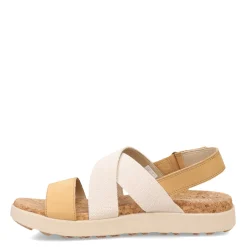 Discount KEEN Women's , Elle Criss Cross Sandal Birch/Curry