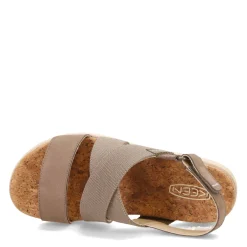 KEEN Women's , Elle Criss Cross Sandal Brindle/Birch