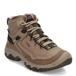 Best KEEN Women's , Targhee IV Waterproof Hiking Boot - Wide Width Brindle/Nostalgia Rose