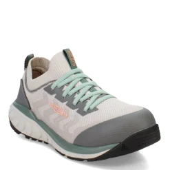 Discount KEEN Utility Women's , Arvada Shift Comp Toe Work Sneaker Steel Grey/Granite Green