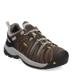Sale KEEN Utility Women's , Flint II Steel Toe Work Shoe Cascade Brown/Surf Spray