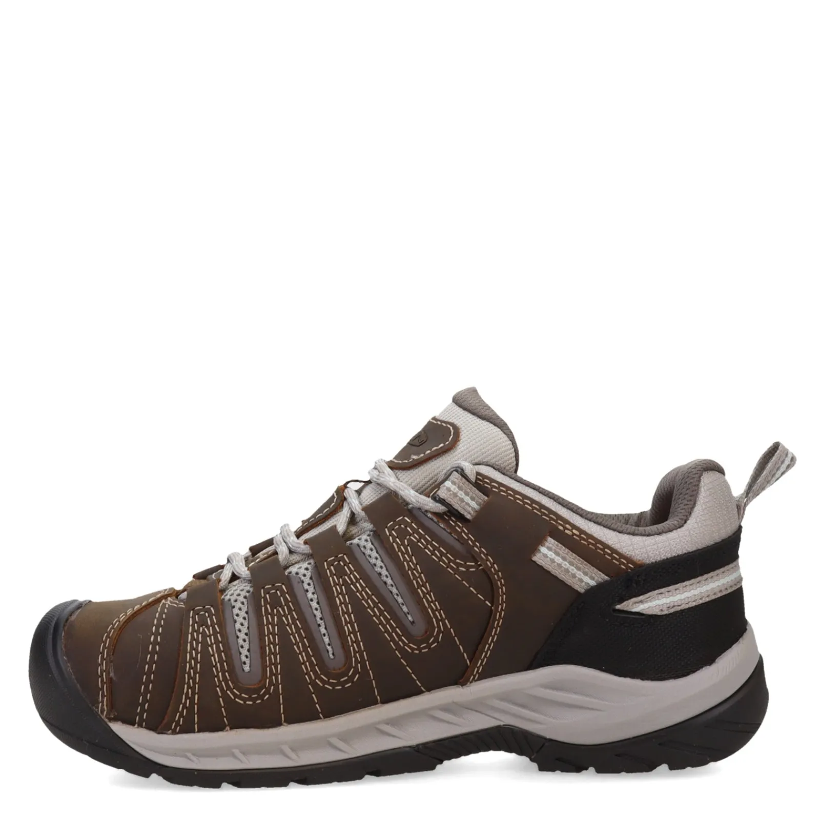 Sale KEEN Utility Women's , Flint II Steel Toe Work Shoe Cascade Brown/Surf Spray