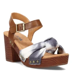 Best Korks Women's , Natalia Sandal Tan Blue