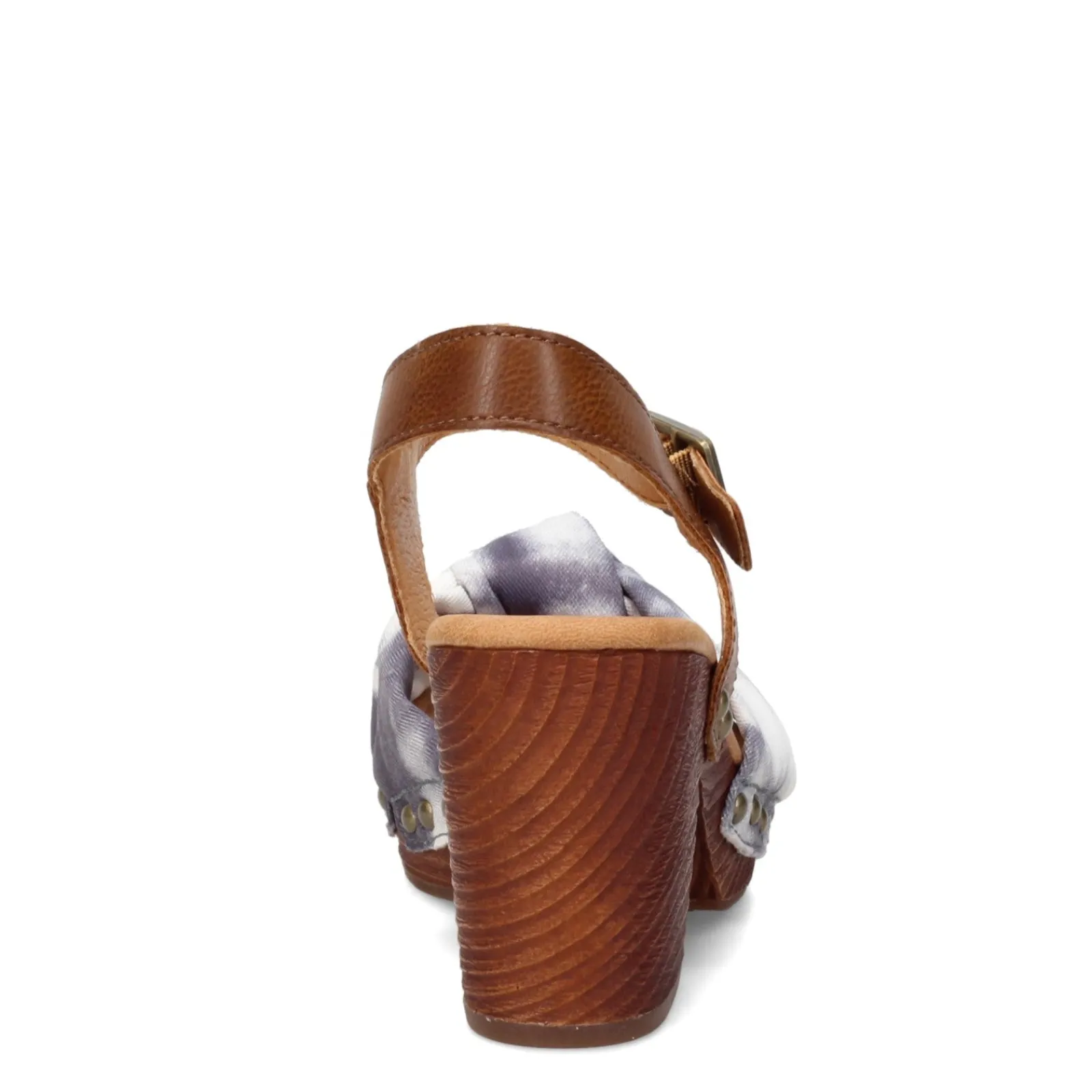 Best Korks Women's , Natalia Sandal Tan Blue