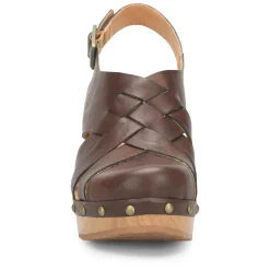 New Korks Women's , Wynne Clog Brown