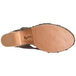 New Korks Women's , Wynne Clog Brown