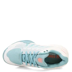 Best K-Swiss Women's , Express Light Pickleball Shoe White/Nile Blue/Desert Flower