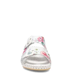 La Plume Women's , Jen Sandal White Floral