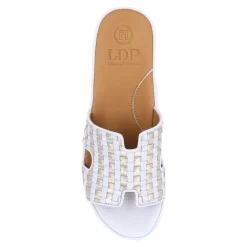 Hot L'Amour Des Pieds Women's , Cusaro Sandal White/Gold