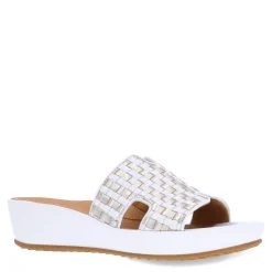 L'Amour Des Pieds Women's , Cusaro Sandal White/Gold