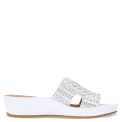 L'Amour Des Pieds Women's , Cusaro Sandal White/Gold