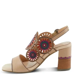 New L Artiste Women's L'Artiste By Spring Step, Pinwheel Sandal Beige