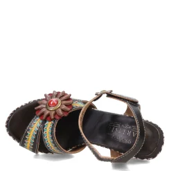 Online L Artiste Women's L'Artiste by Spring Step, Astarr Sandal Black Multi