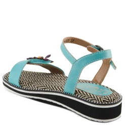 Sale L Artiste Women's L'Artiste By Spring Step Tilton Wedge Sandal Sky Blue