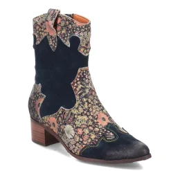Sale L Artiste Women's L'Artiste by Spring Step, Lady Luck Boot Navy Multi Suede