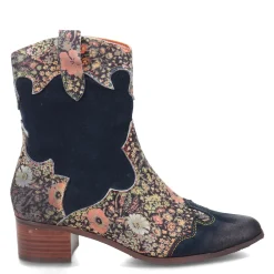 Sale L Artiste Women's L'Artiste by Spring Step, Lady Luck Boot Navy Multi Suede